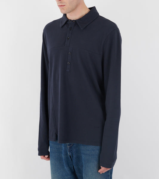 Gruar Longsleeve Polo Navy