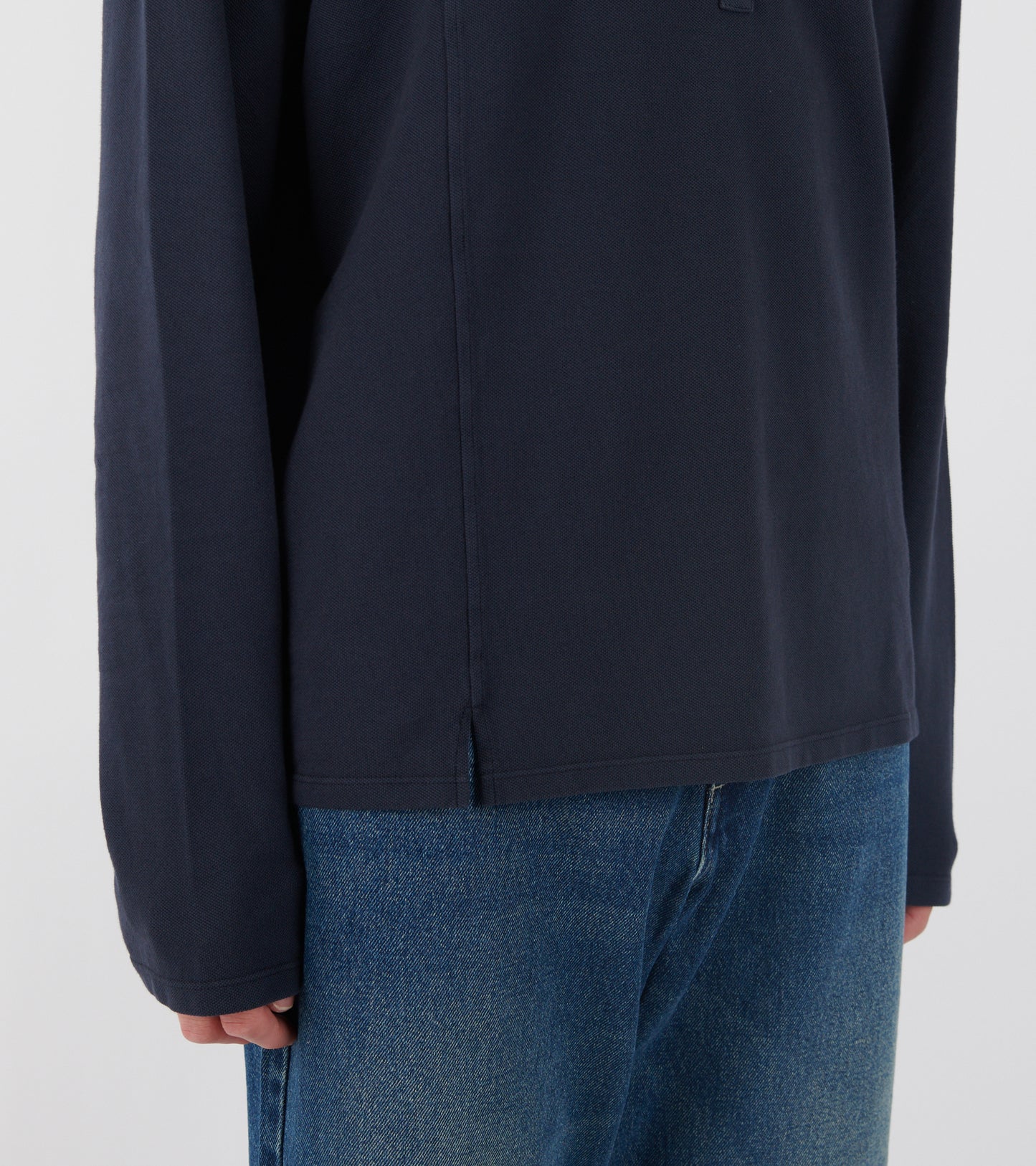 Gruar Longsleeve Polo Navy