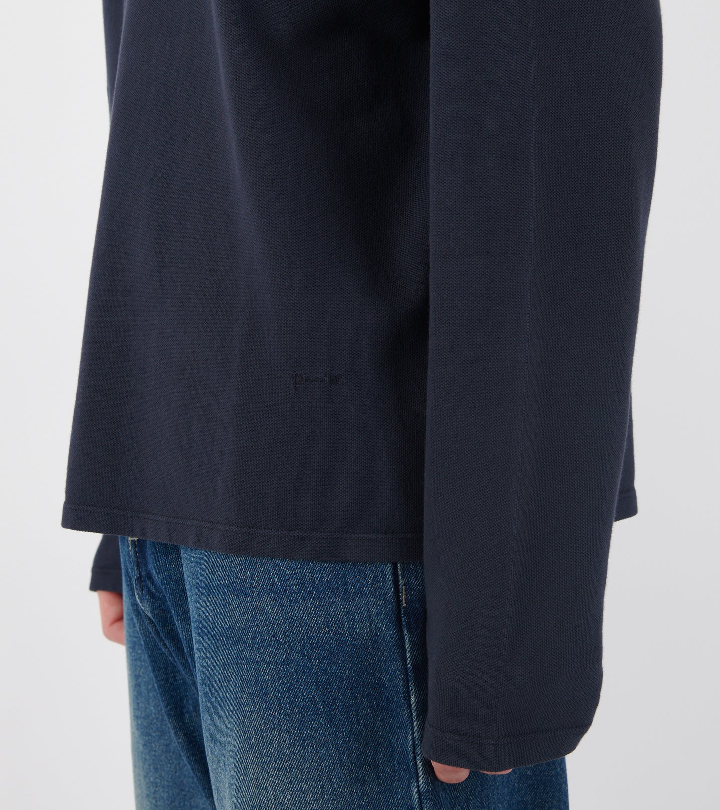 Gruar Longsleeve Polo Navy