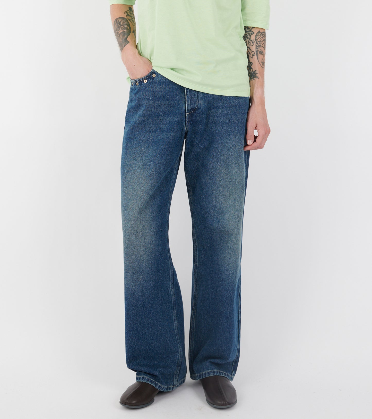 Crowd B Denim Jeans Blue