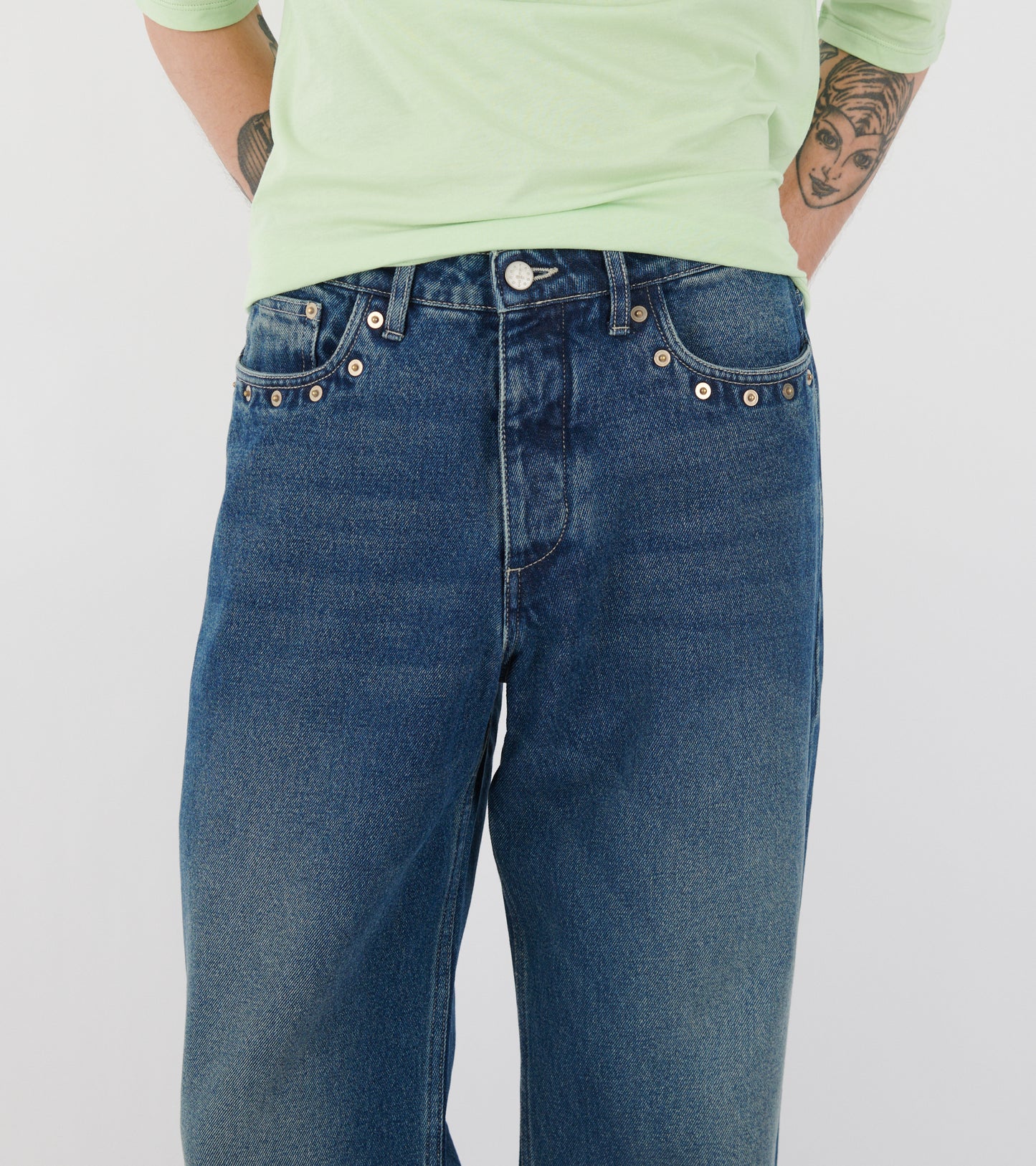 Crowd B Denim Jeans Blue