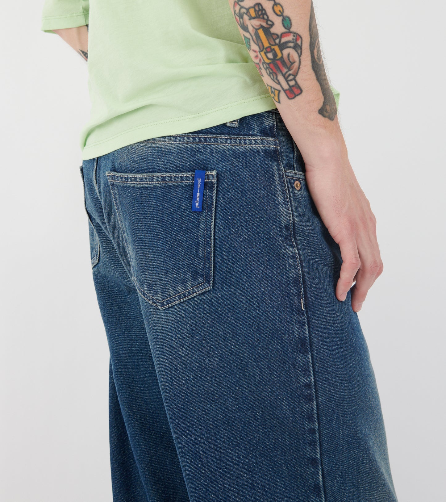 Crowd B Denim Jeans Blue