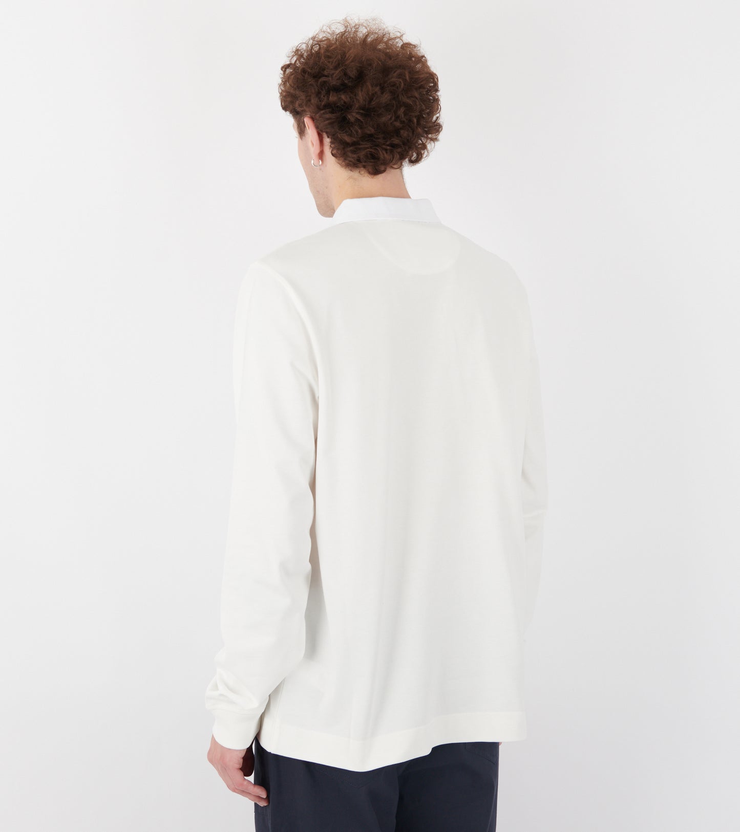 PS Logo Rugby Top White