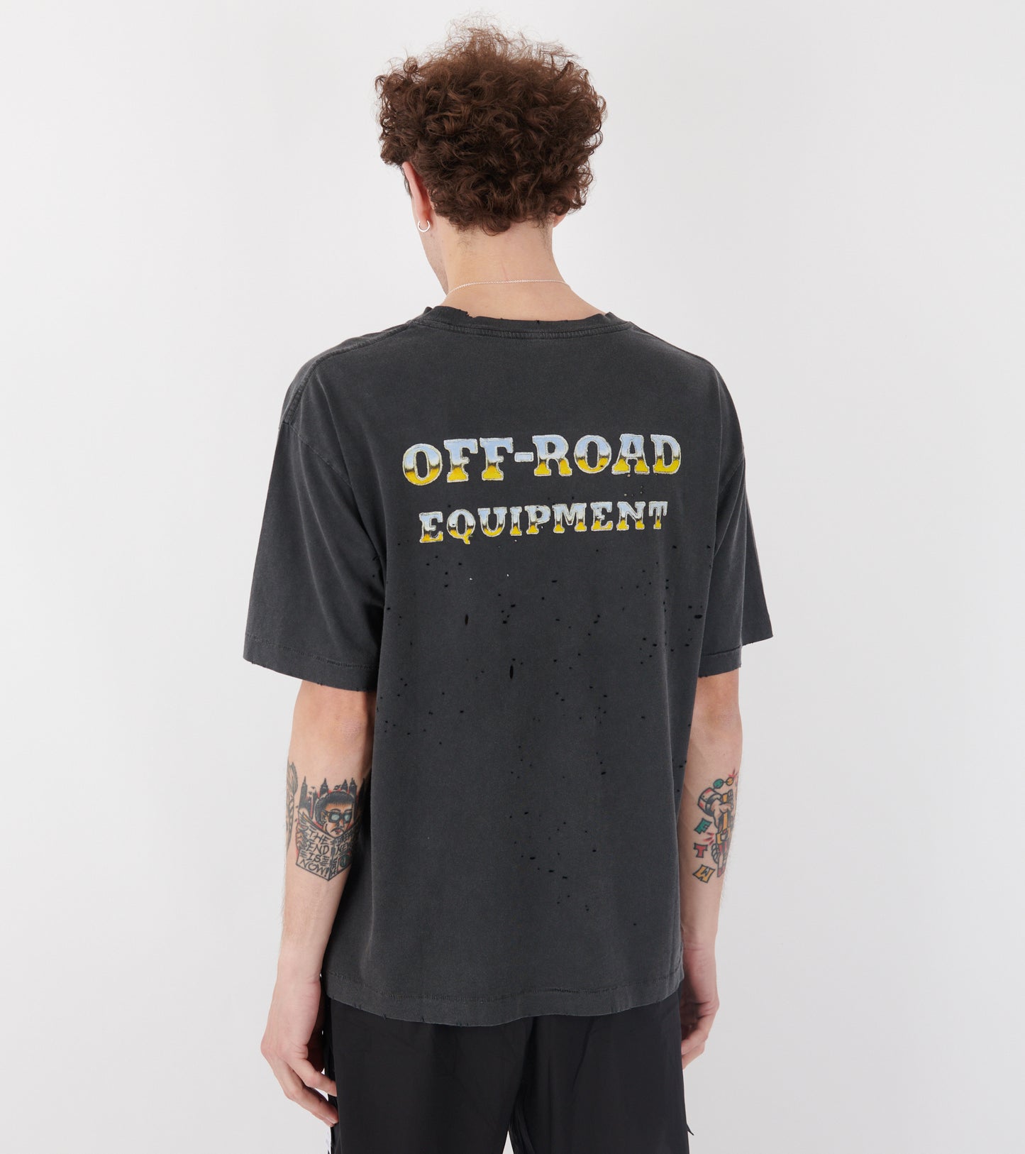MothTech Truck T-shirt Aged Black