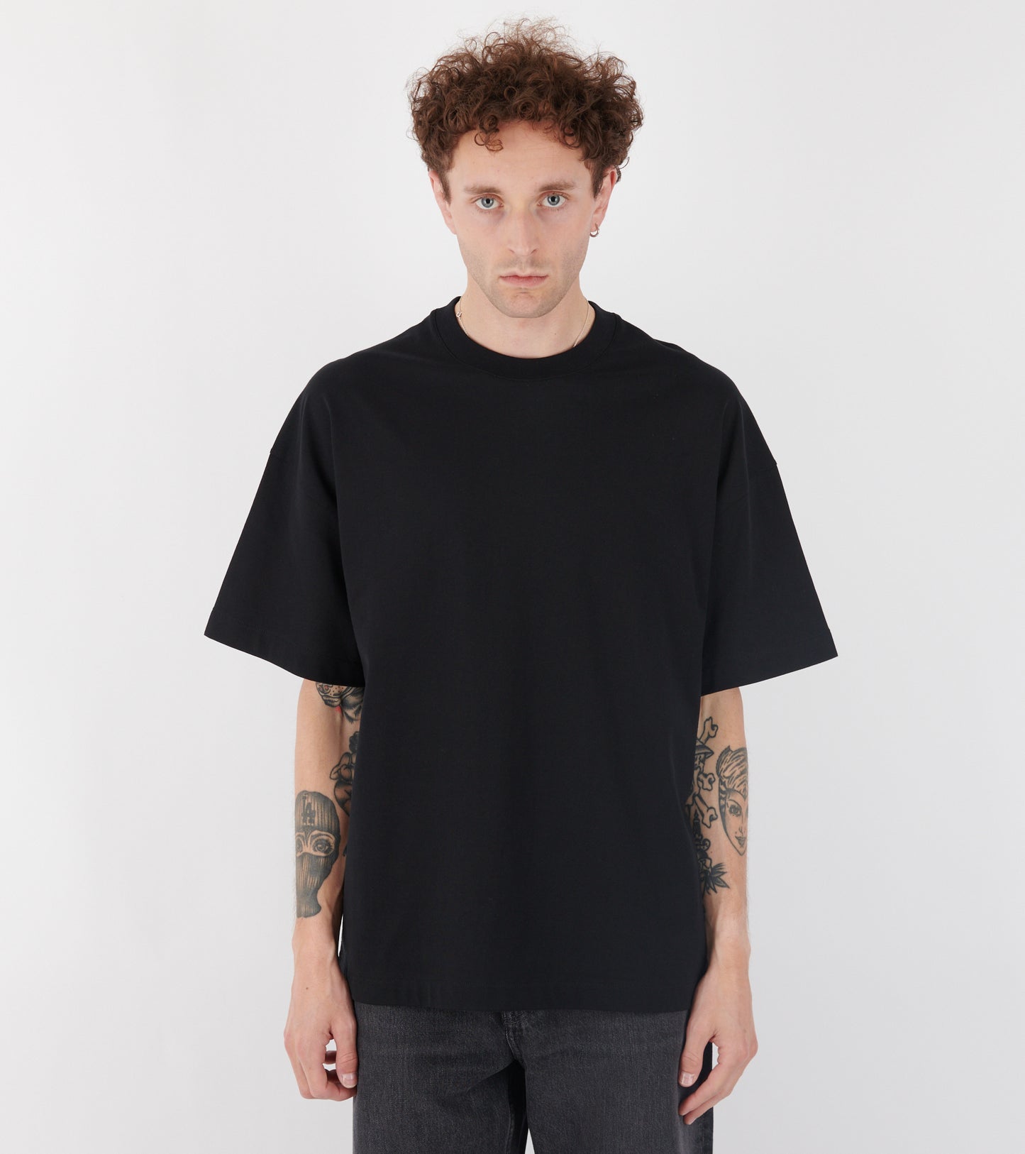 Plain Logo T-shirt Black