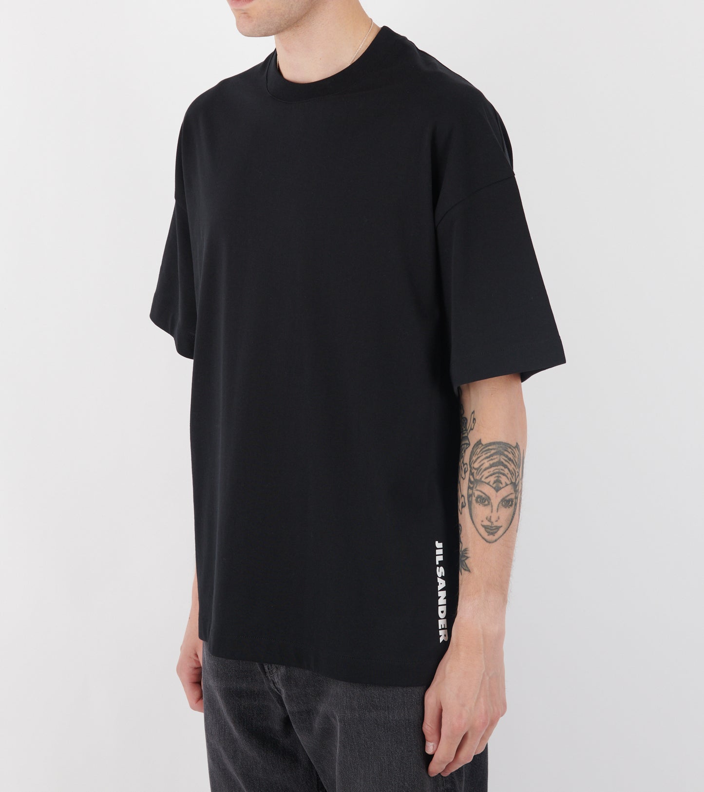 Plain Logo T-shirt Black