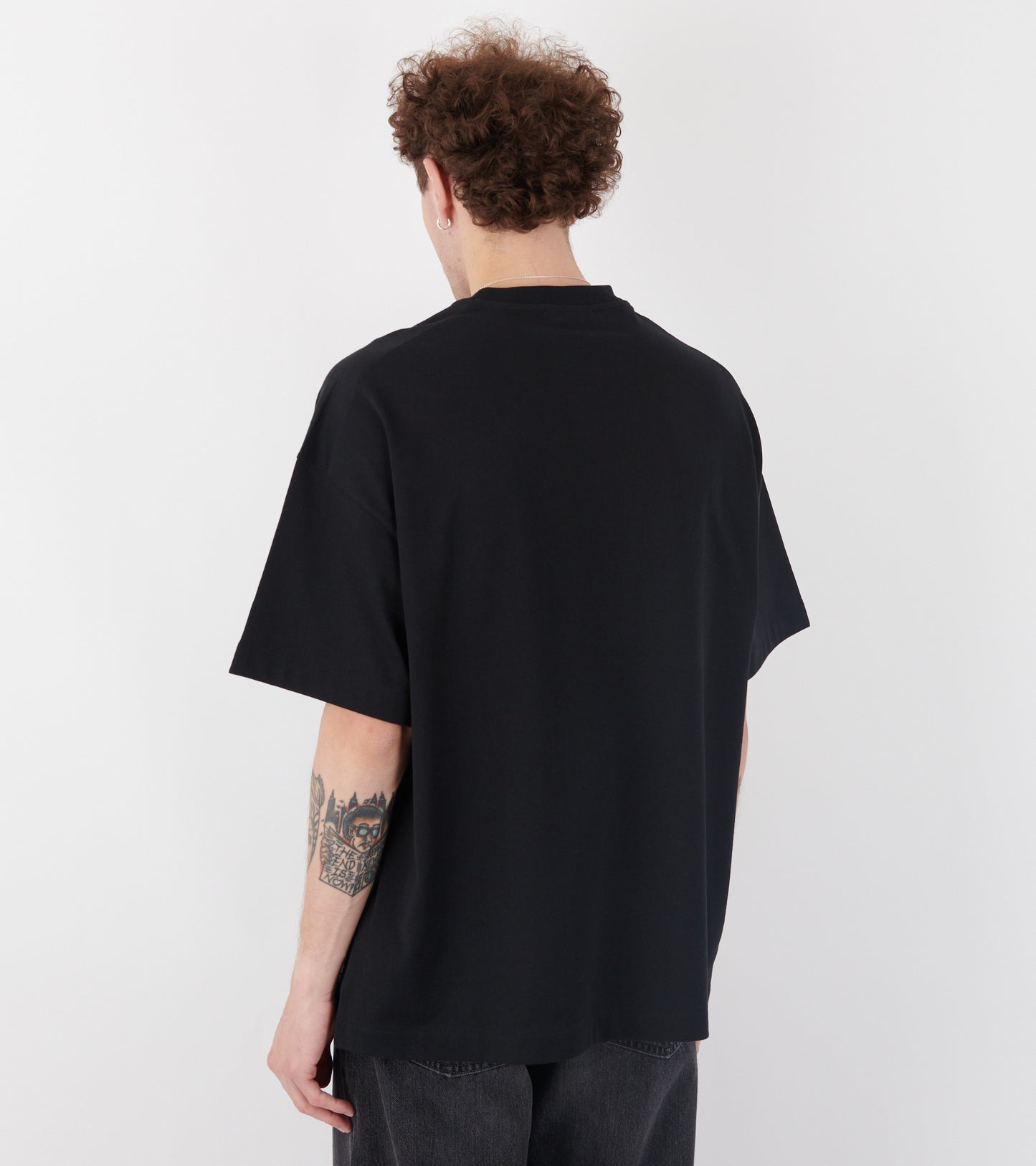 Plain Logo T-shirt Black