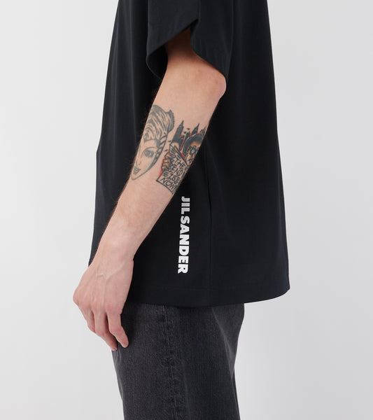 Plain Logo T-shirt Black