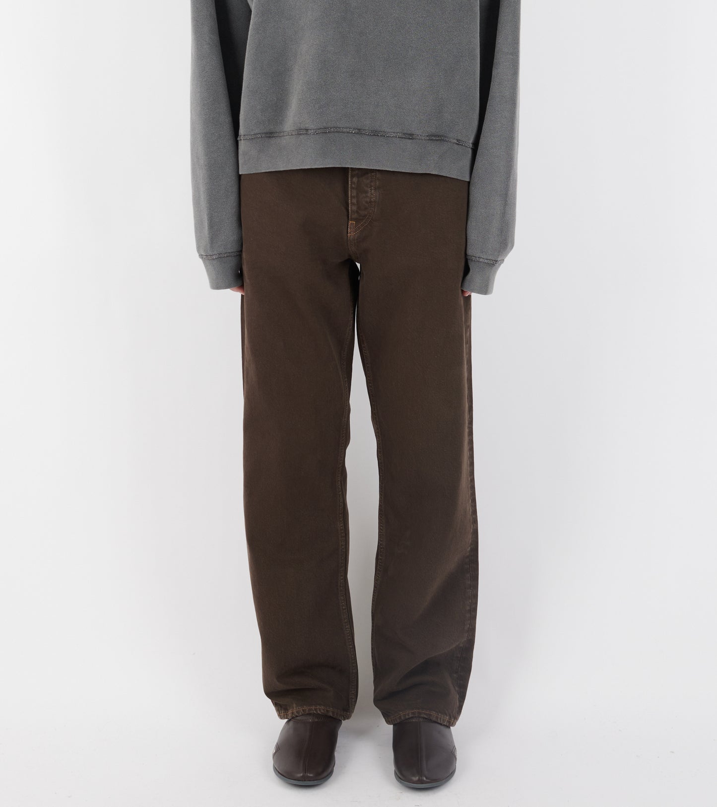Loose Jeans Vintage Brown