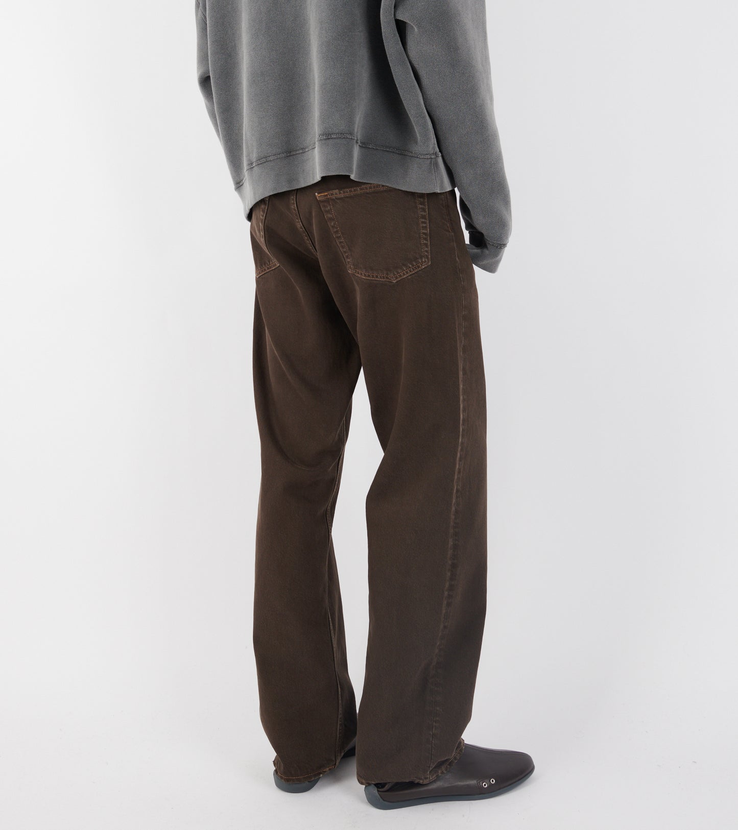 Loose Jeans Vintage Brown
