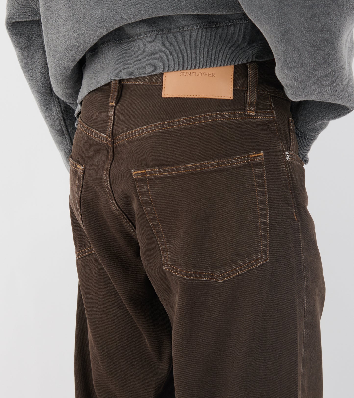 Loose Jeans Vintage Brown