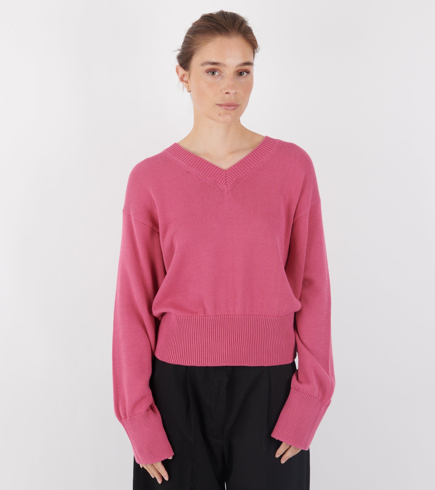 Nanna Cotton Knit Berry