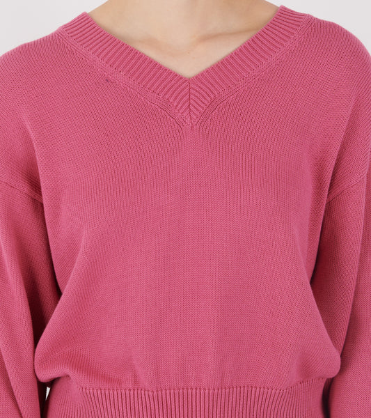 Nanna Cotton Knit Berry