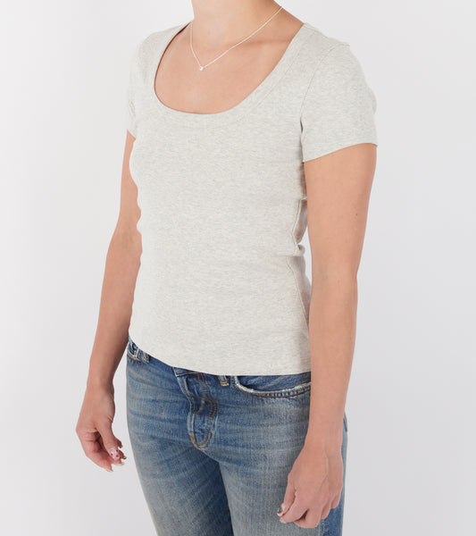 Lulu Baby Tee Heather Grey