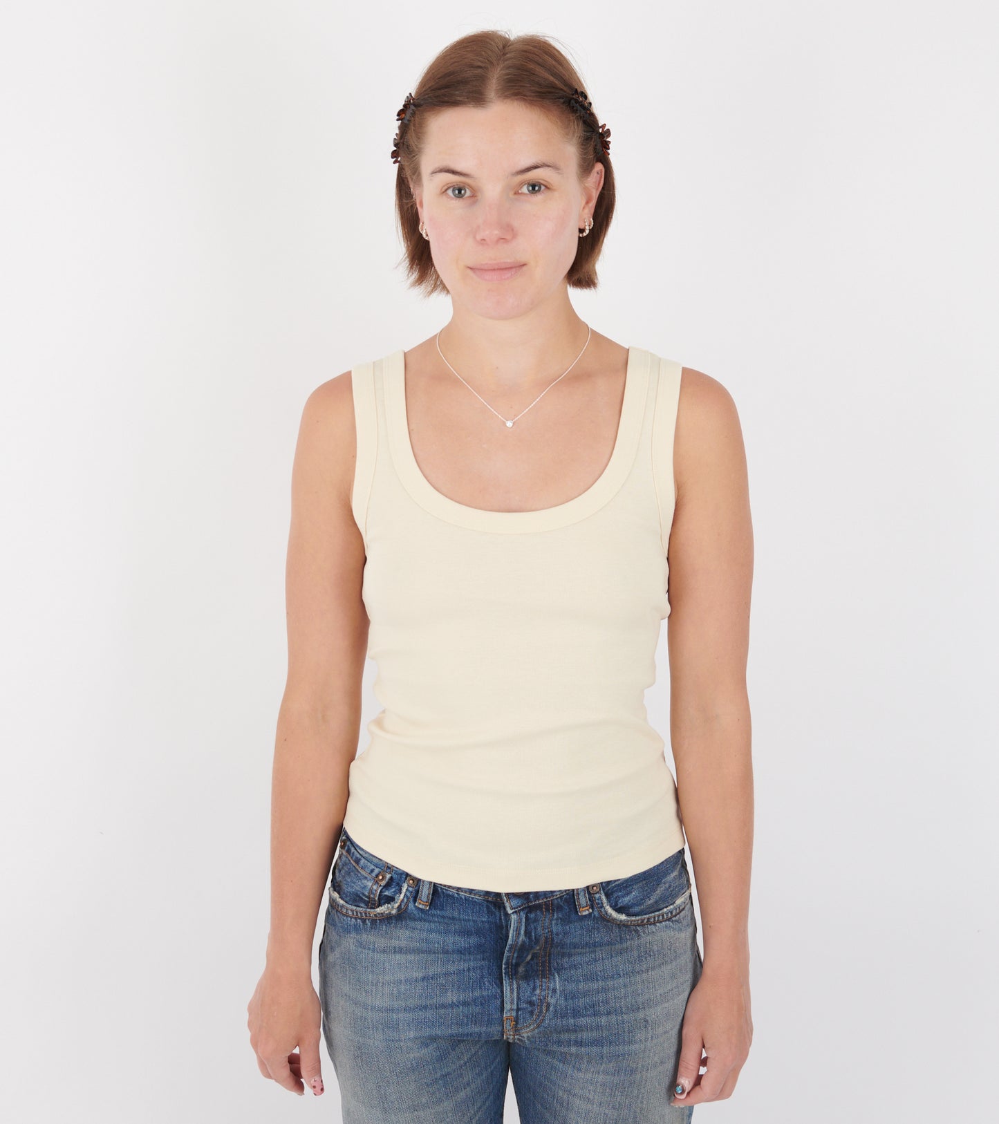 Hillie Tank Off-white