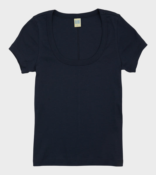 Lulu Baby Tee Navy