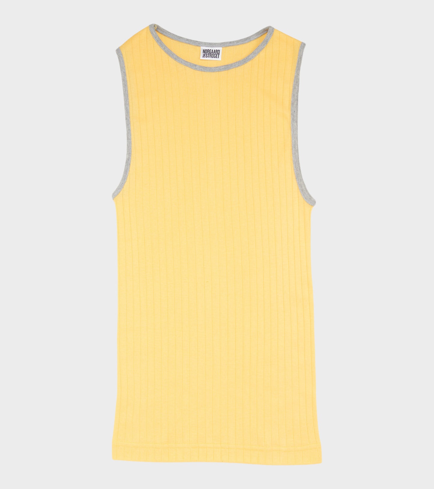 101 Tank Top Kontrast Yellow/Light Grey