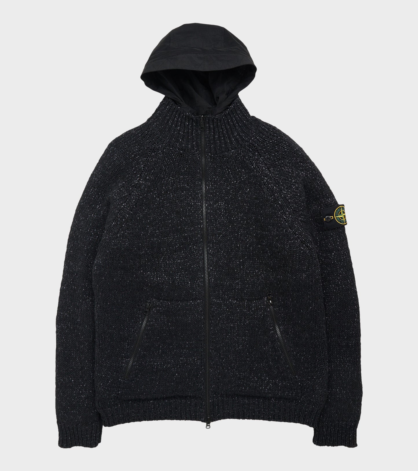 Con Interno Reversible Knit Jacket Black
