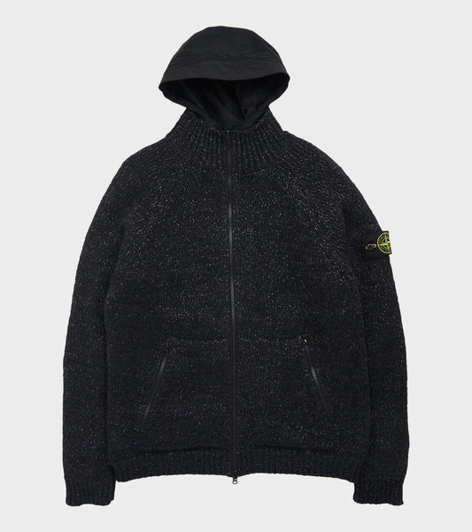 Con Interno Reversible Knit Jacket Black