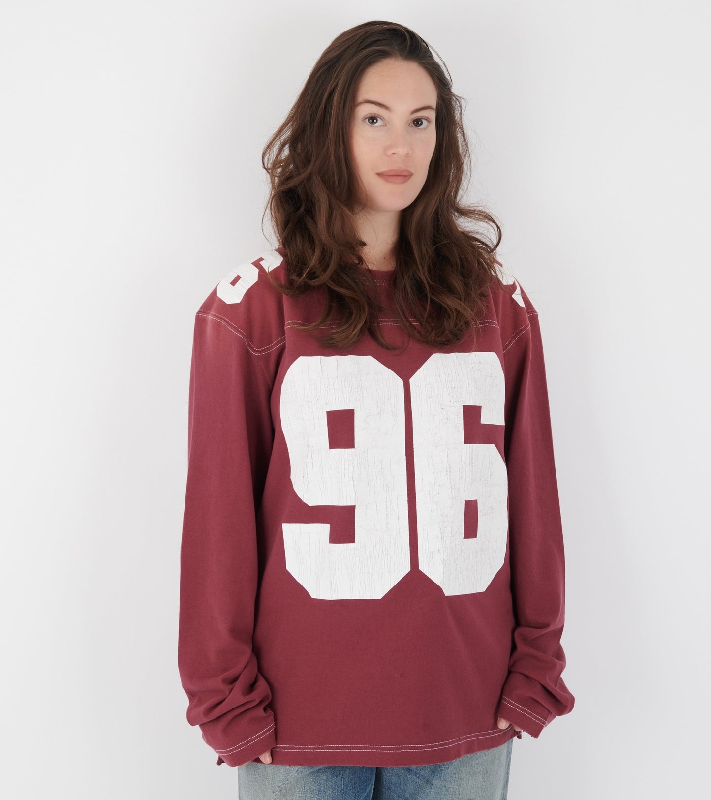 Logo Jersey T-shirt Faded Red