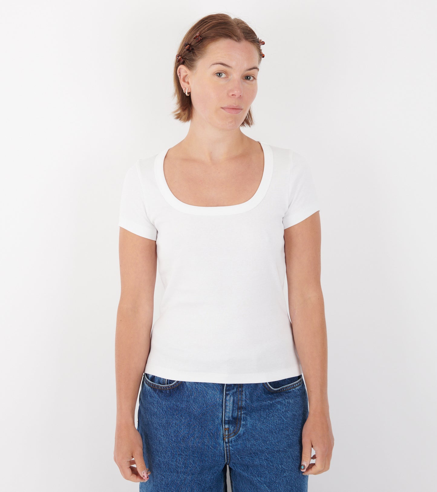 Lulu Baby Tee White