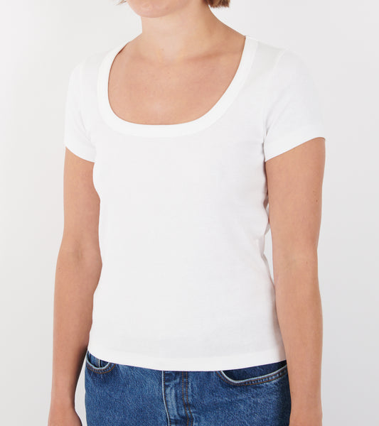 Lulu Baby Tee White