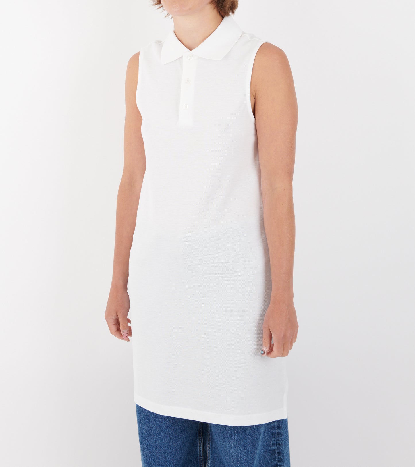 Lauren Polo Dress White