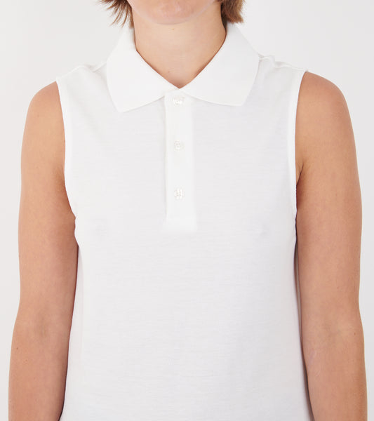 Lauren Polo Dress White