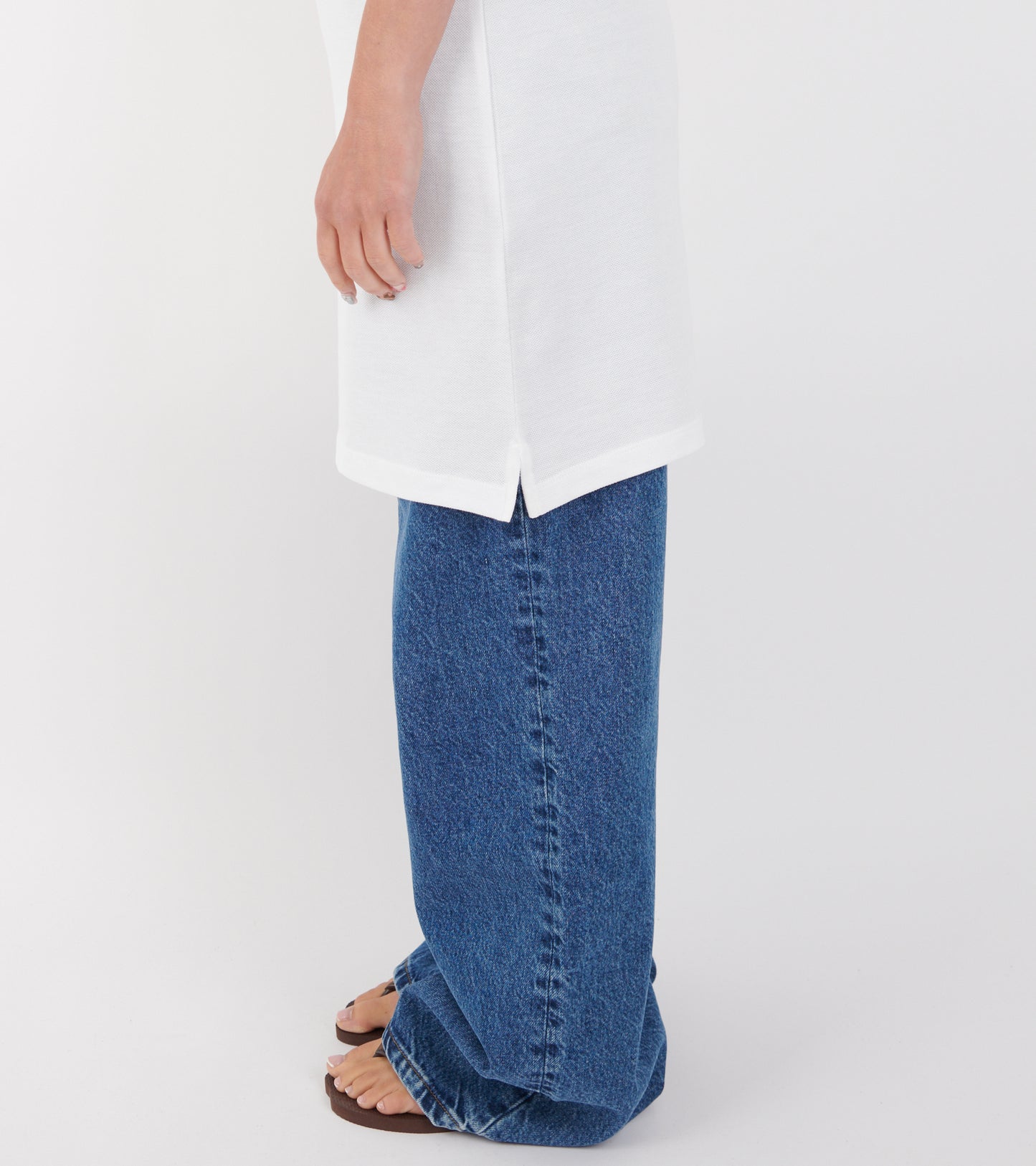 Lauren Polo Dress White