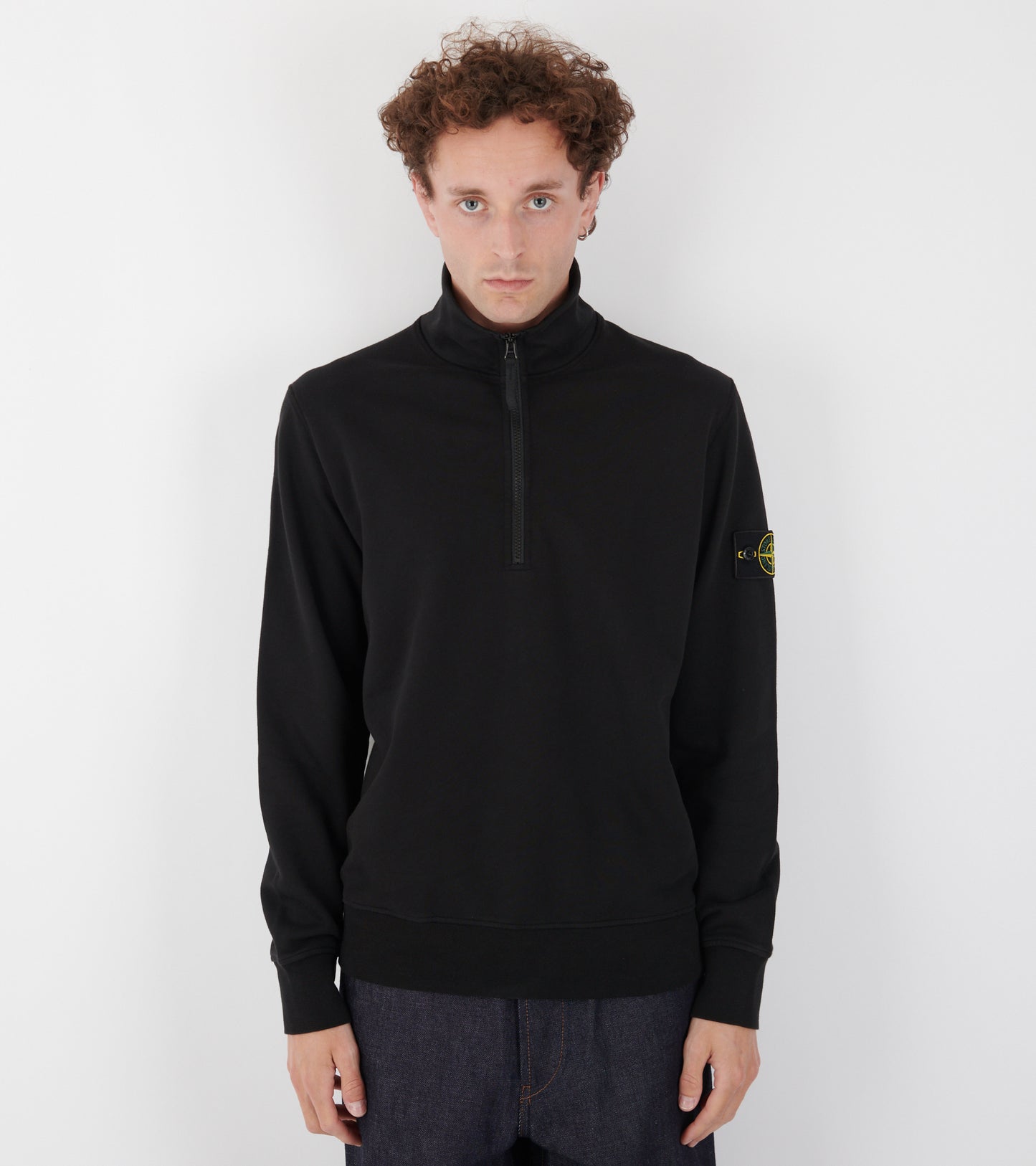 Half Zip Sweatshirt Black