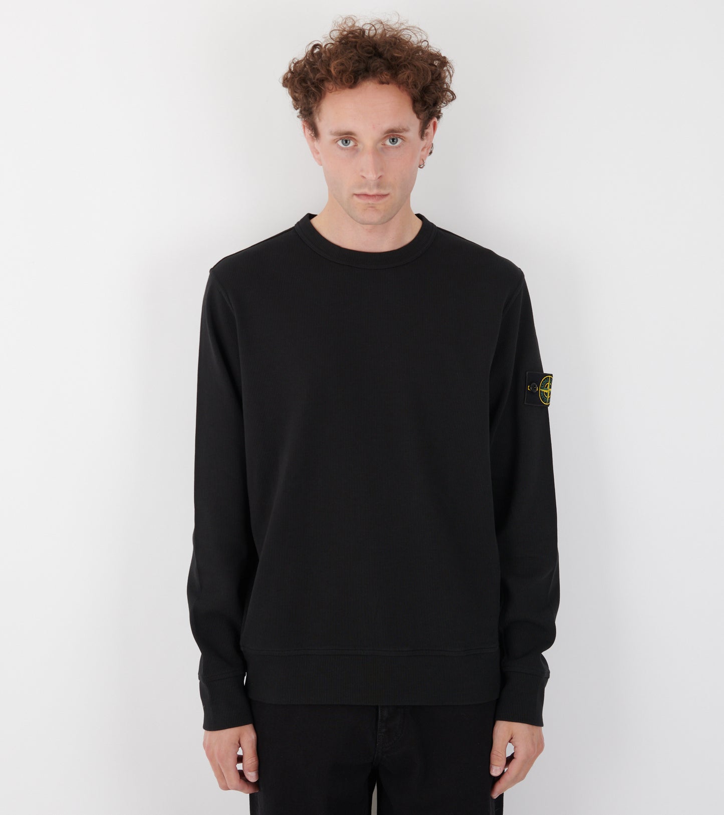 Lightweight Rib Sweatshirt Black