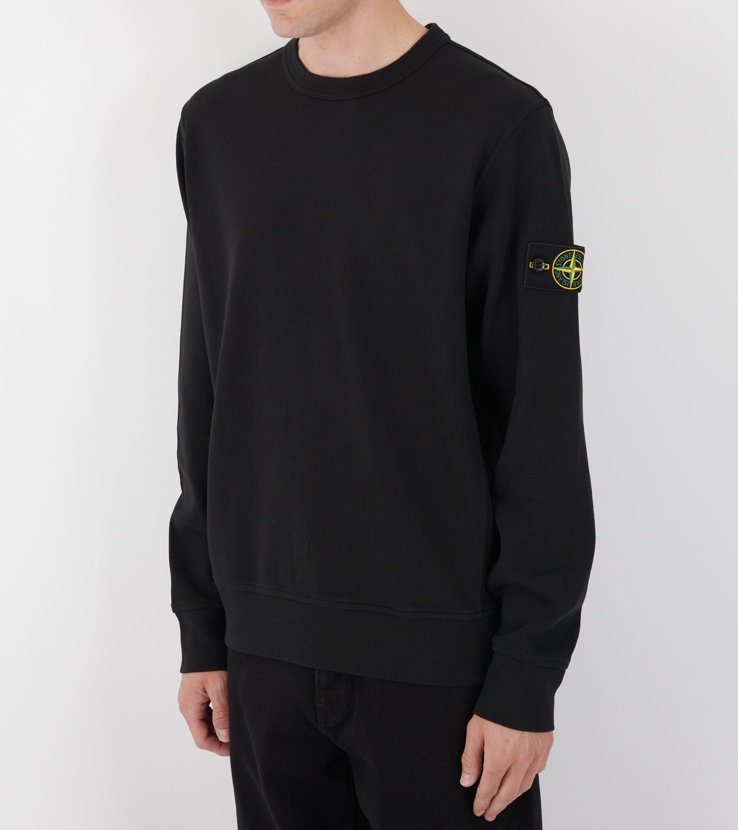 Lightweight Rib Sweatshirt Black
