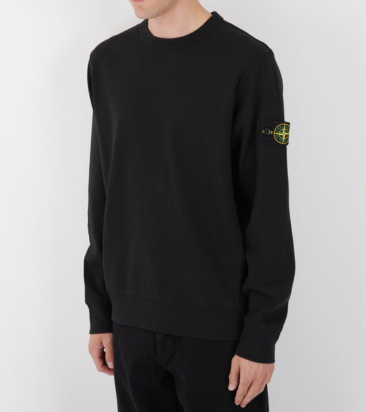 Lightweight Rib Sweatshirt Black