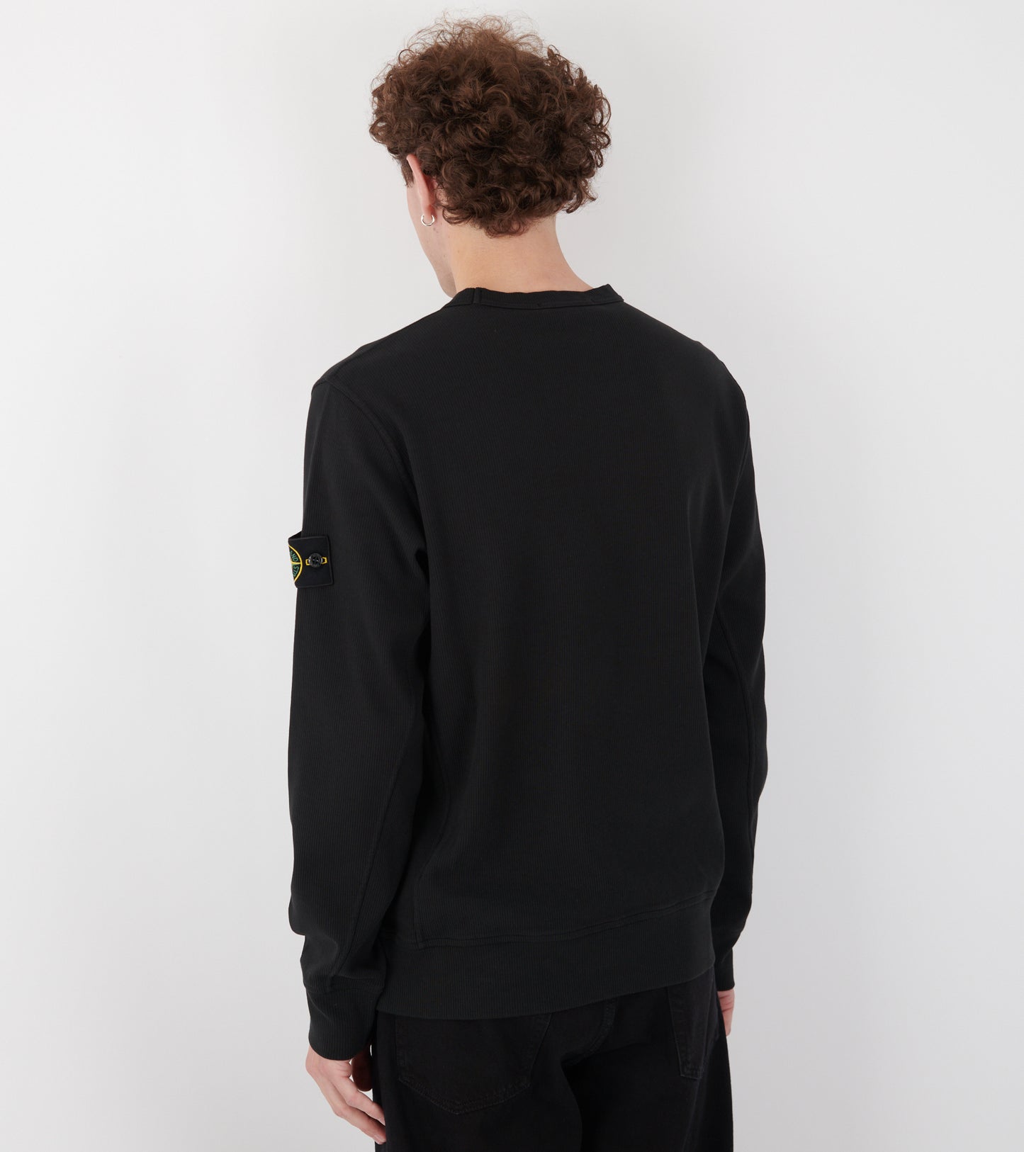 Lightweight Rib Sweatshirt Black