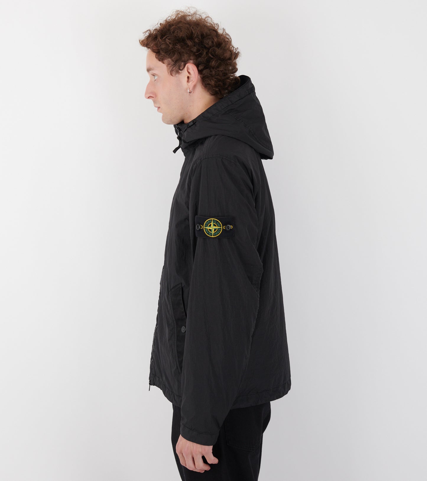 Garment Dyed Crinkle Reps NY Jacket Black