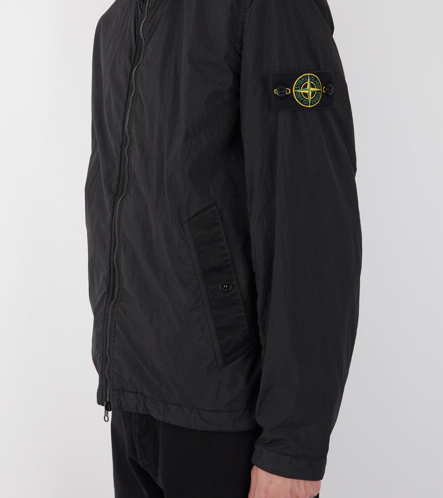 Garment Dyed Crinkle Reps NY Jacket Black