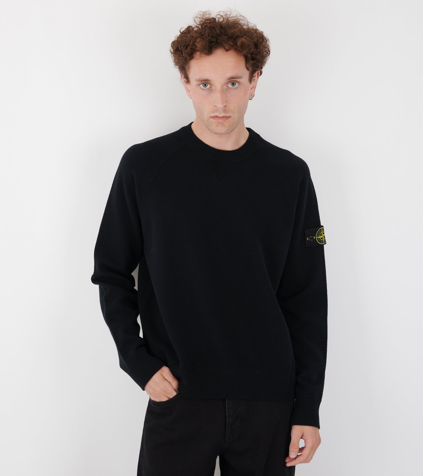 Soft Wool Mix Knit Black