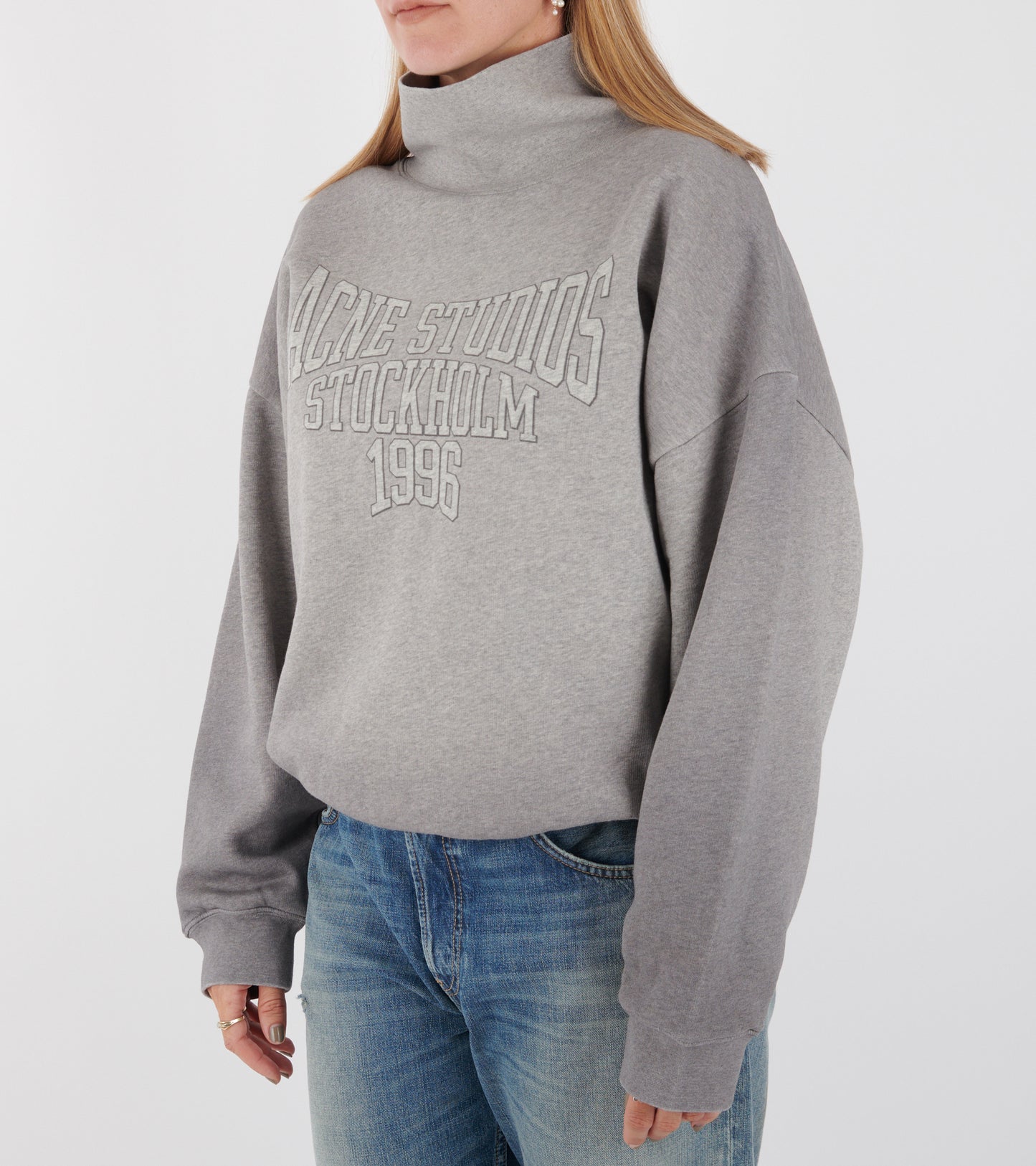 Logo Fleece Sweatshirt Grey Melange