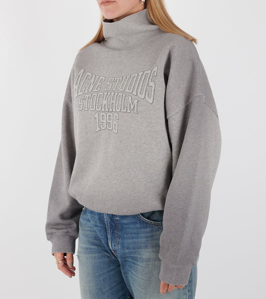 Logo Fleece Sweatshirt Grey Melange