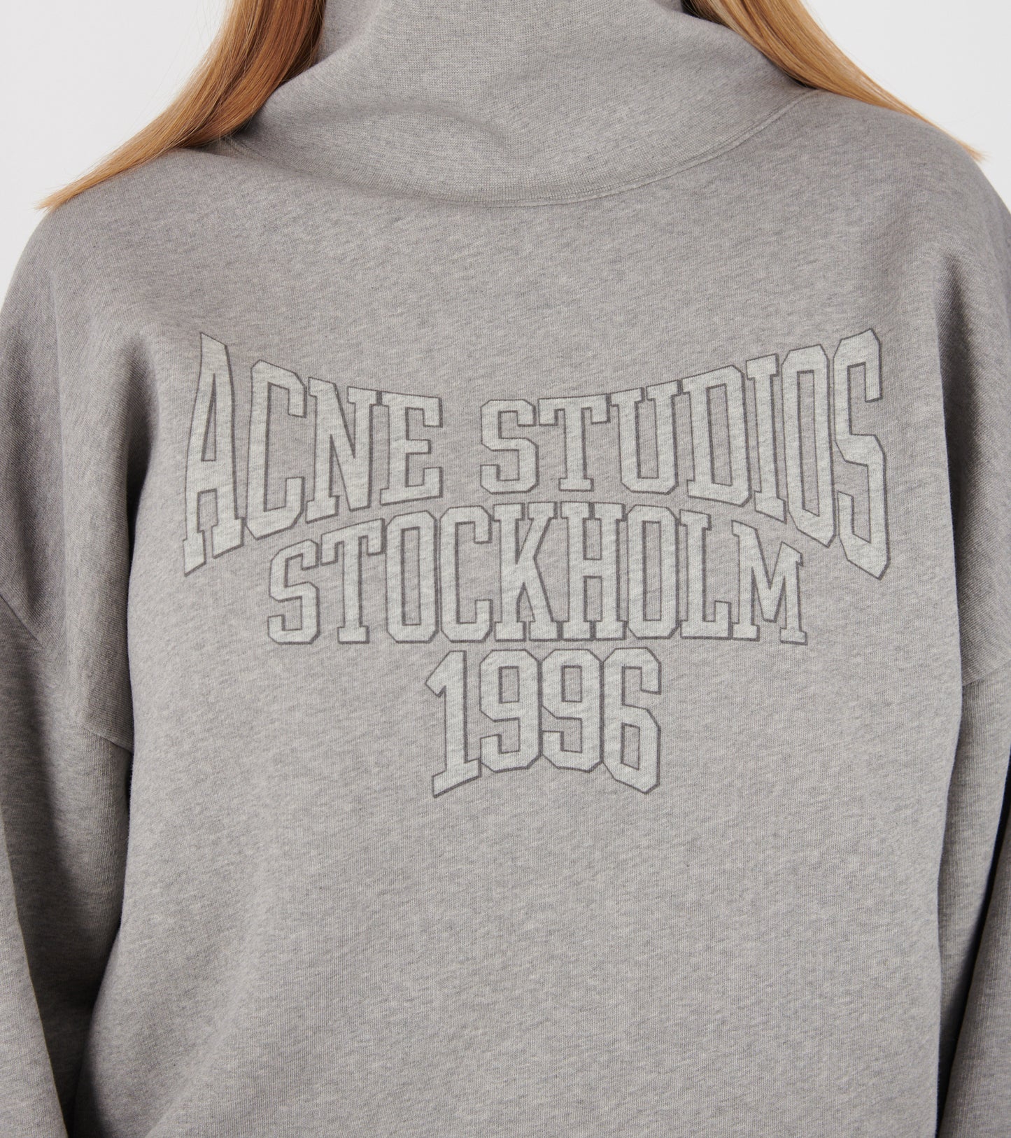Logo Fleece Sweatshirt Grey Melange