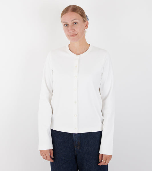 Poppy Cardigan White