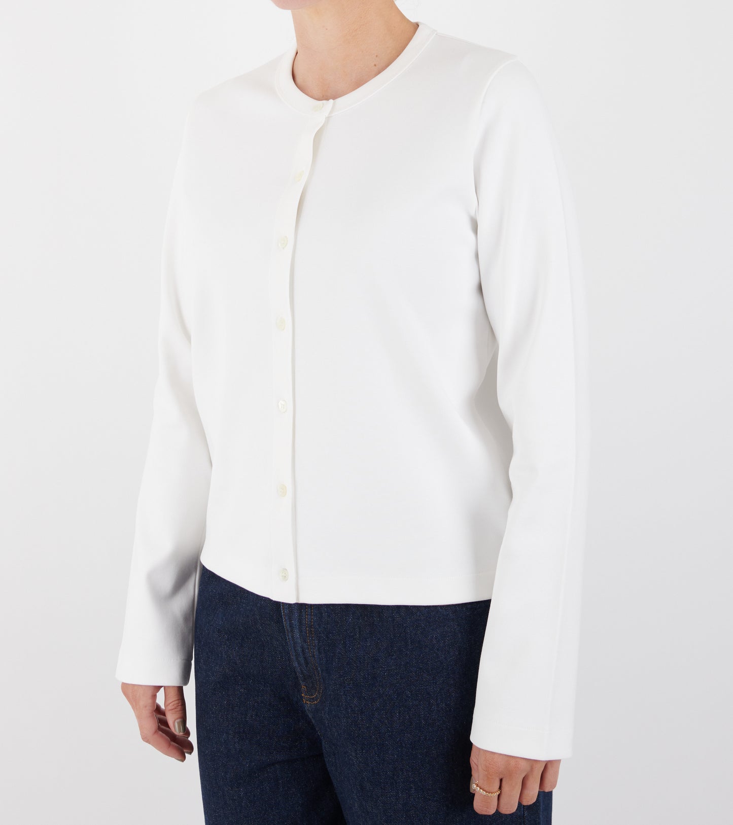 Poppy Cardigan White