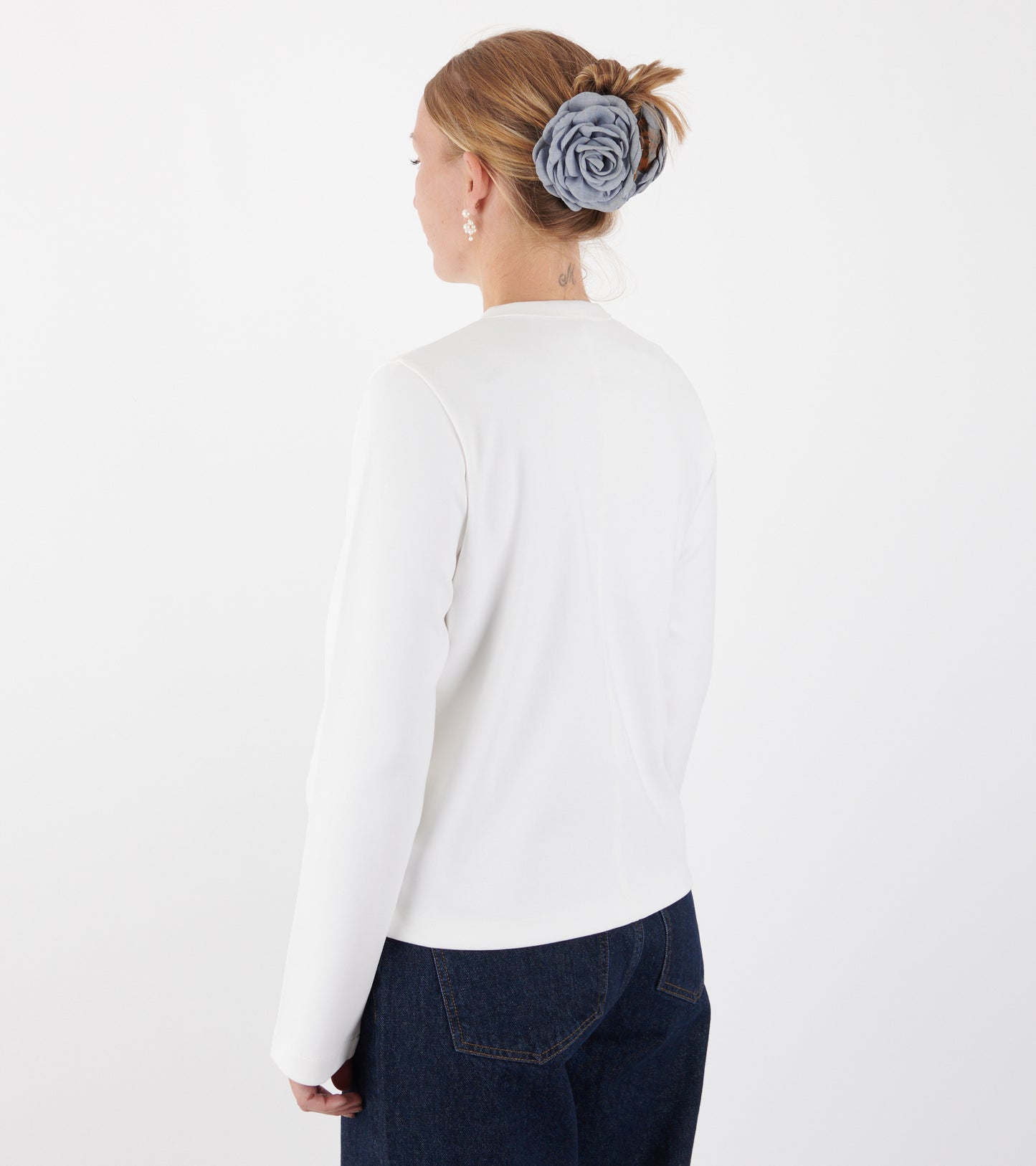 Poppy Cardigan White
