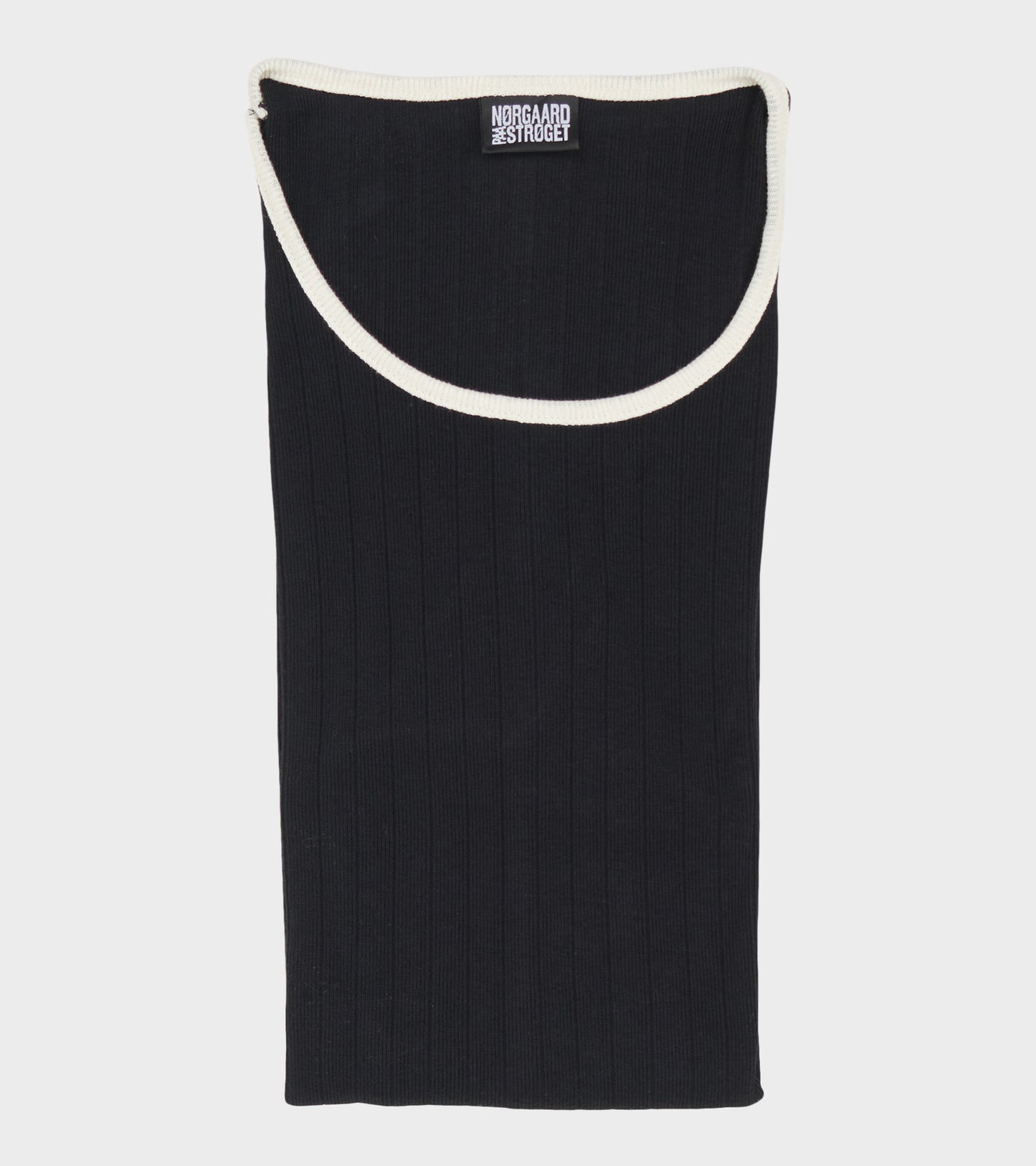 101 Rib Extra Kontrast Black/Ecru