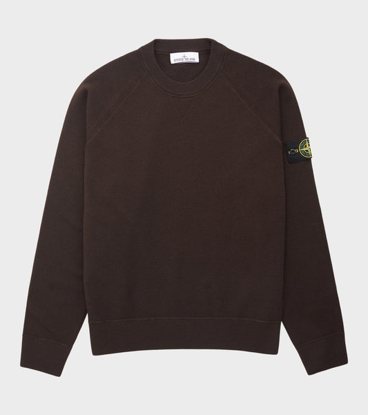 Soft Wool Mix Knit Dark Brown
