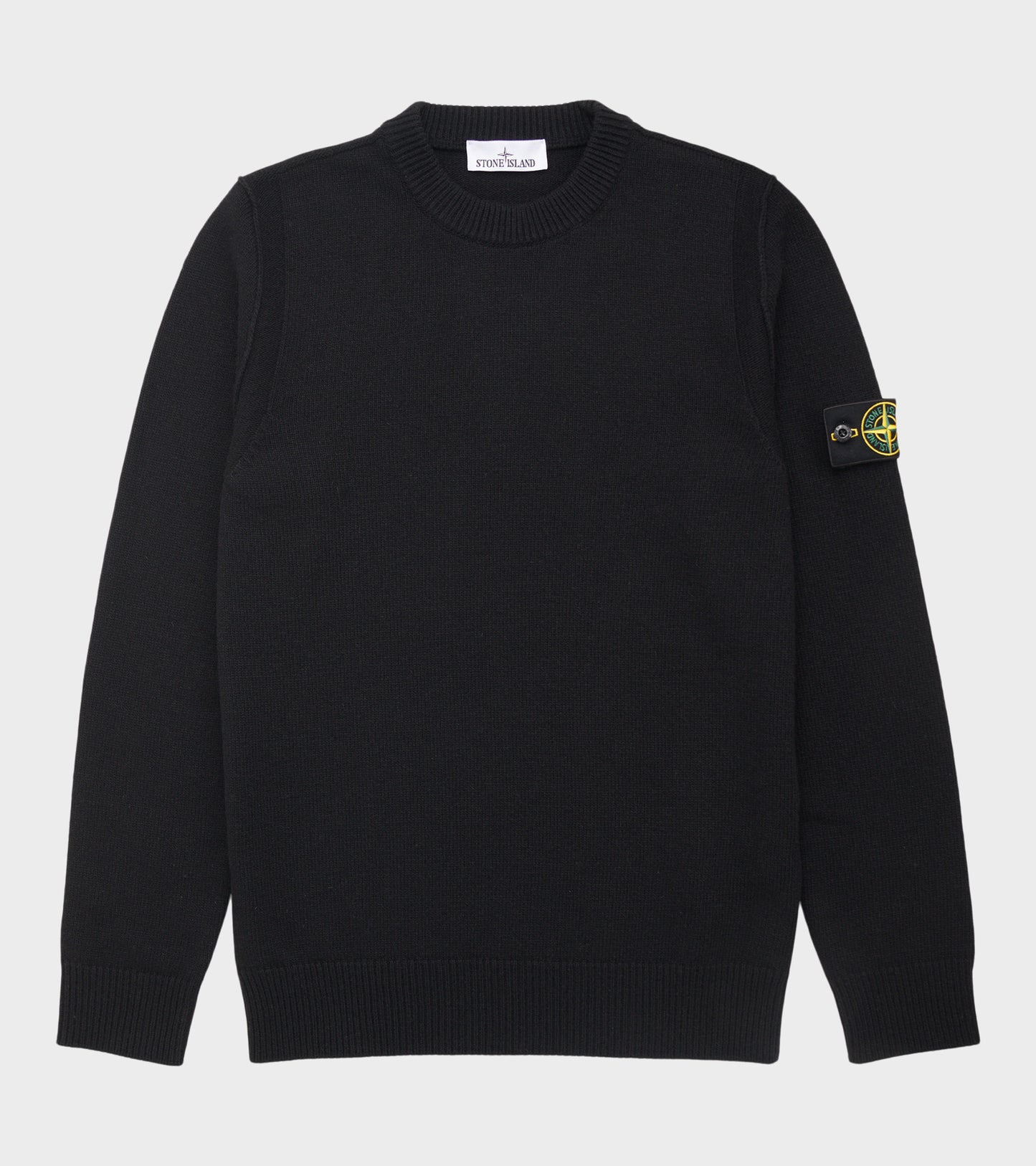 Virgin Wool Mix Knit Black