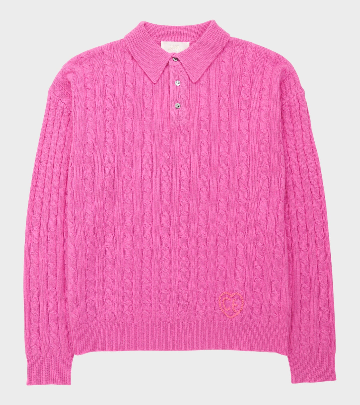 Cashmere Polo Pink