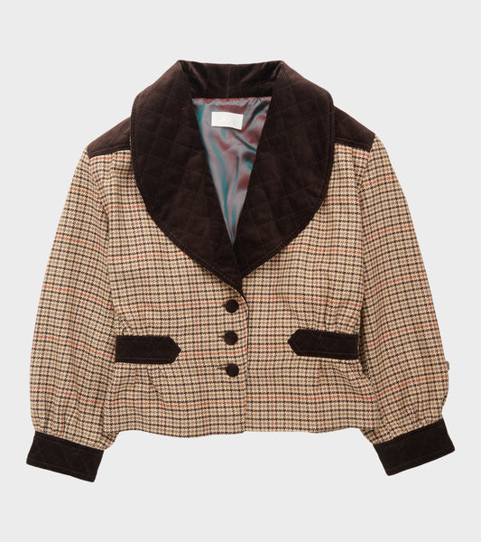 Frederikke Jacket Olive Check