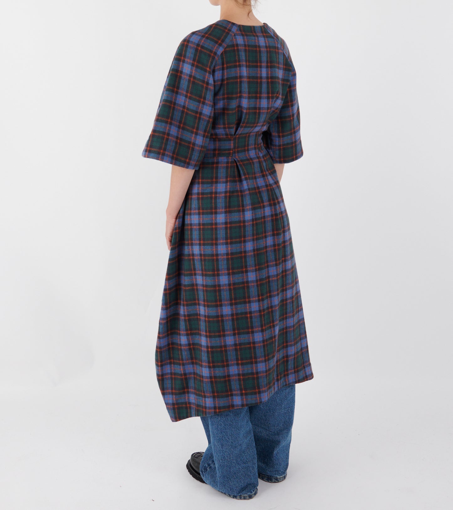 One Dress Blue Flannel Checks