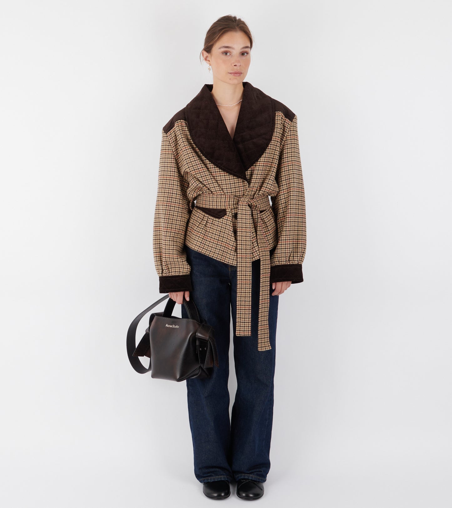 Frederikke Jacket Olive Check